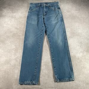 Vintage Rustler Medium Wash Straight Leg Denim Jeans 29x28.5